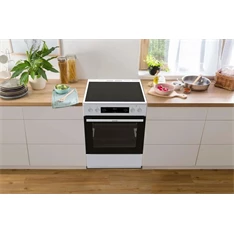 Gorenje GECS6C70WPA fehér, szabadonálló, kerámialapos, elektromos, főzőzóna: 4, sütő:71L, grill, tűzhely