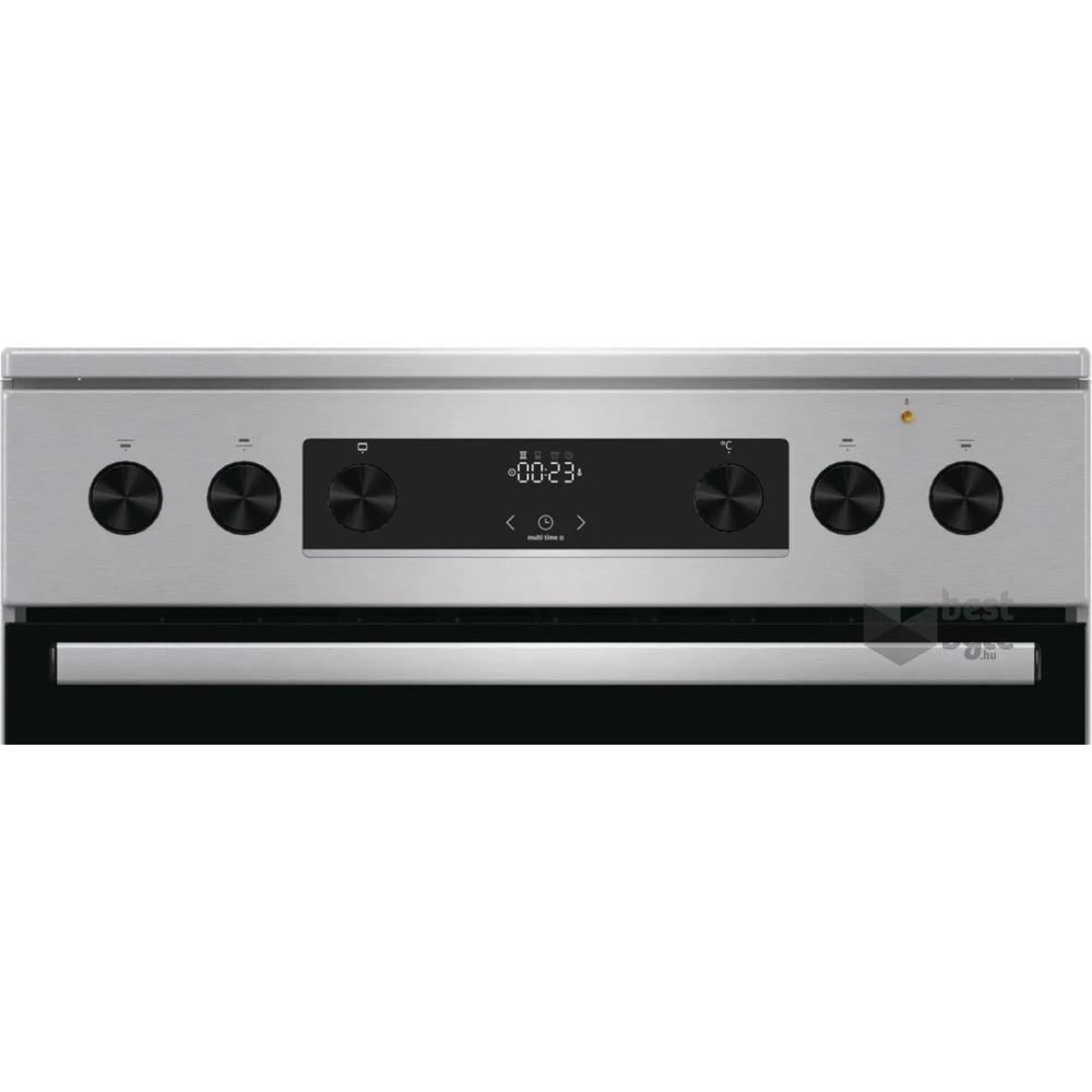Gorenje GECS6C70XPA inox-fekete, szabdonálló, kerámialapos, főzőzóna:4, sütőtér:71L, tűzhely