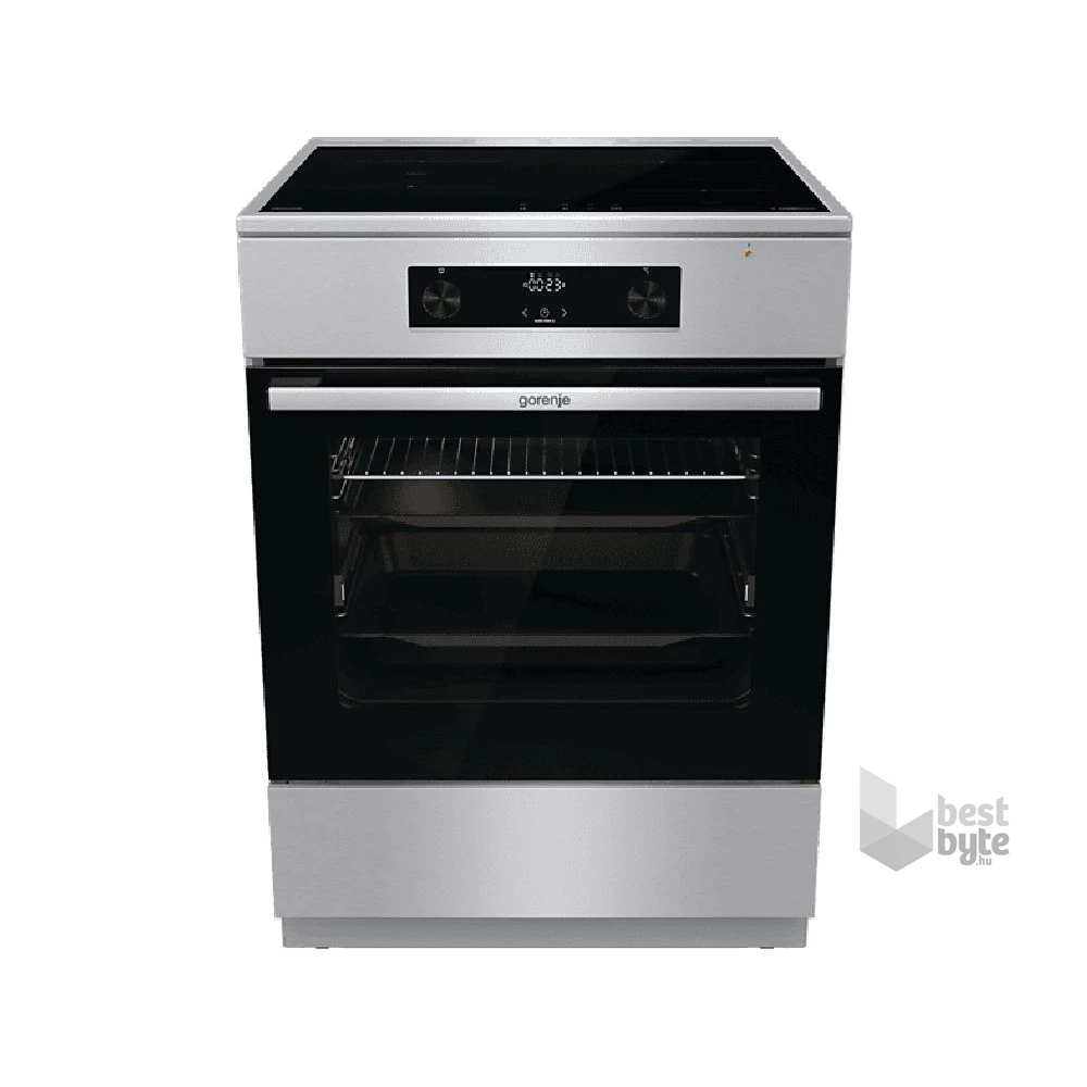 Gorenje GEIT6C60XPG szürke, szabadonálló, indukciós, főzőzóna: 4, sütő:71L, grill, tűzhely