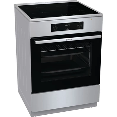 Gorenje GEIT6C60XPG szürke, szabadonálló, indukciós, főzőzóna: 4, sütő:71L, grill, tűzhely