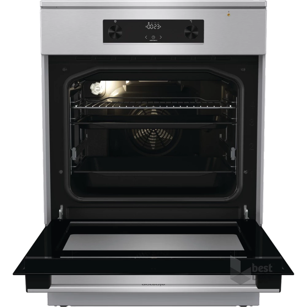 Gorenje GEIT6C60XPG szürke, szabadonálló, indukciós, főzőzóna: 4, sütő:71L, grill, tűzhely