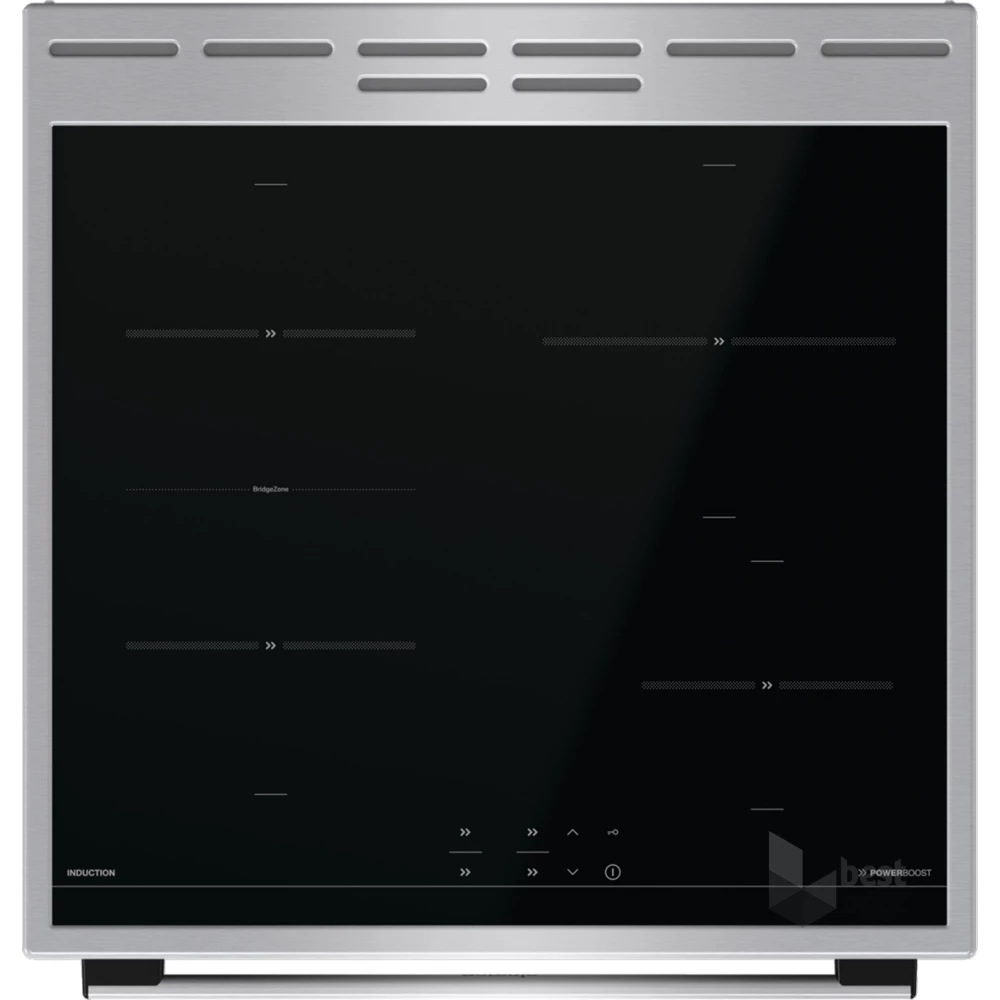 Gorenje GEIT6C60XPG szürke, szabadonálló, indukciós, főzőzóna: 4, sütő:71L, grill, tűzhely