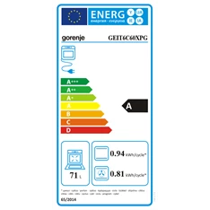Gorenje GEIT6C60XPG szürke, szabadonálló, indukciós, főzőzóna: 4, sütő:71L, grill, tűzhely