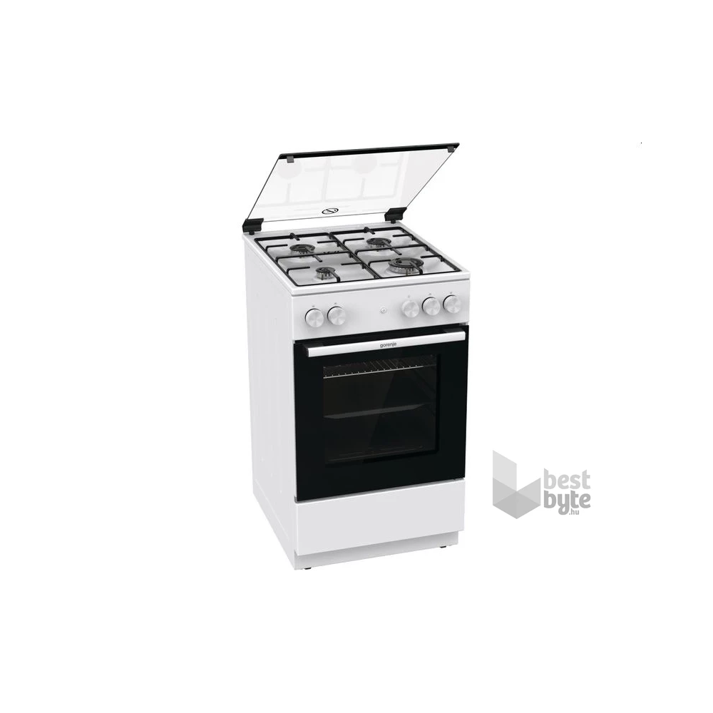 Gorenje GG5A13WJ fehér, szabadonálló, gáz, főzőzóna: 4, sütő:70L, tűzhely