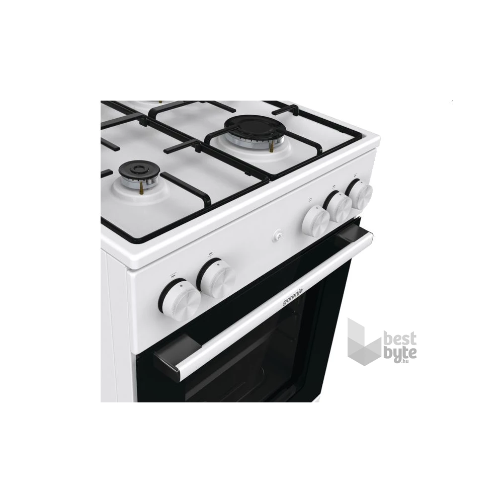 Gorenje GG5A13WJ fehér, szabadonálló, gáz, főzőzóna: 4, sütő:70L, tűzhely