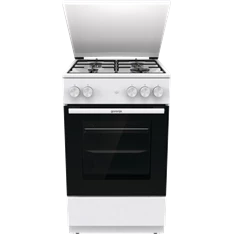 Gorenje GG5A14WJ fehér, szabadonálló, gáz, főzőzóna: 4, sütő:77L, tűzhely