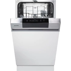 Gorenje GI520E15X programok száma: 5, keskeny beépíthető, 9 terítékes mosogatógép 