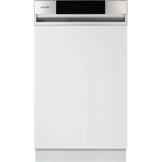 Gorenje GI520E15X programok száma: 5, keskeny beépíthető, 9 terítékes mosogatógép 