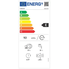 Gorenje GI62040X beépíthető 13 terítékes mosogatógép