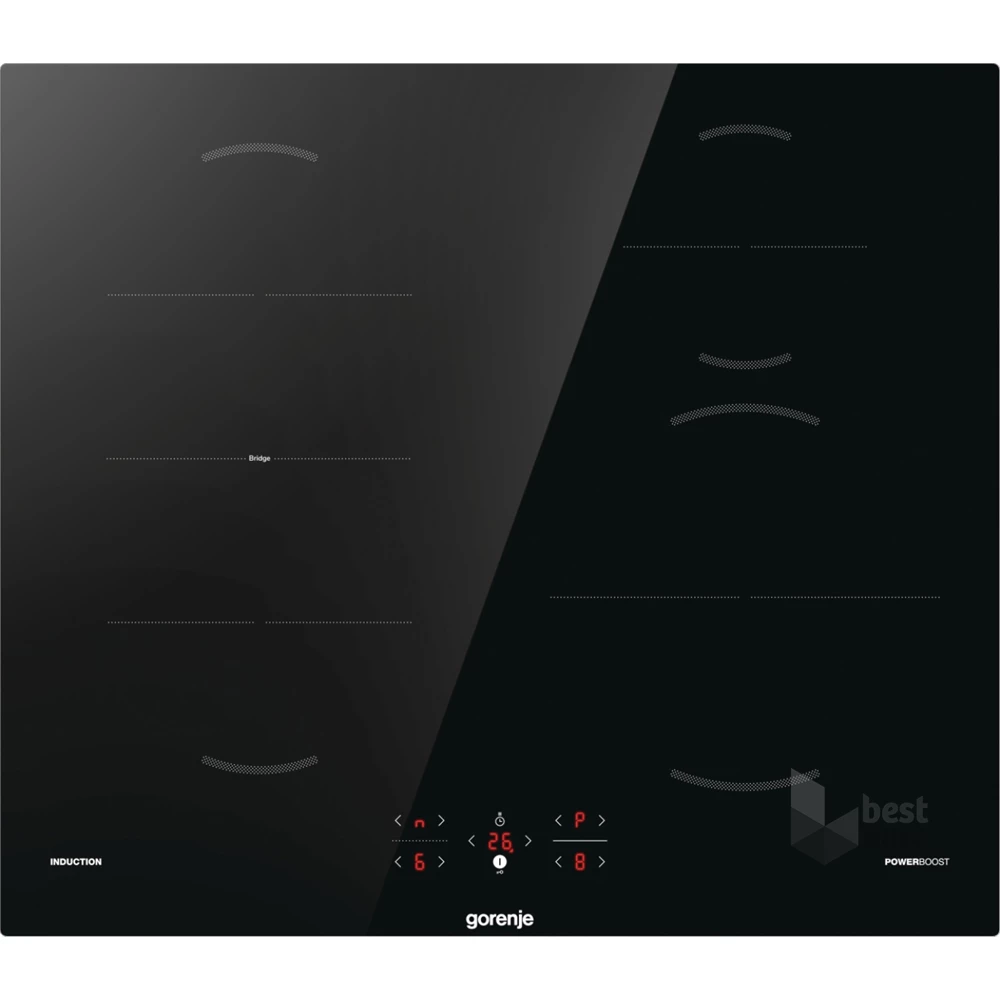 Gorenje GI6421BSC fekete, beépíthető, indukciós, főzőzóna: 4, beépíthető méret: 56cm, főzőlap