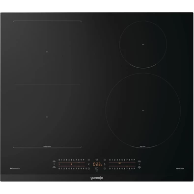Gorenje GI6432BCWF fekete, beépíthető, indukciós, főzőzóna: 4, beépíthető méret: 56cm, főzőlap
