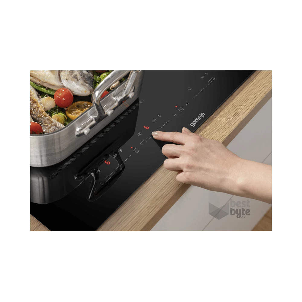 Gorenje GI6442BSCE fekete, beépíthető, indukciós, főzőzóna: 4, beépíthető méret: 56cm, főzőlap