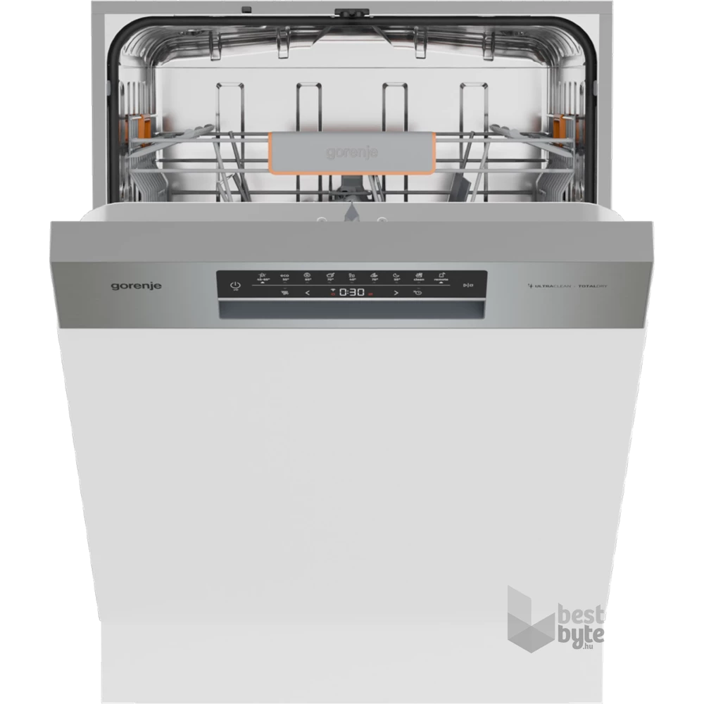Gorenje GI672B90X programok száma: 7, beépíthető, 14 terítékes mosogatógép 