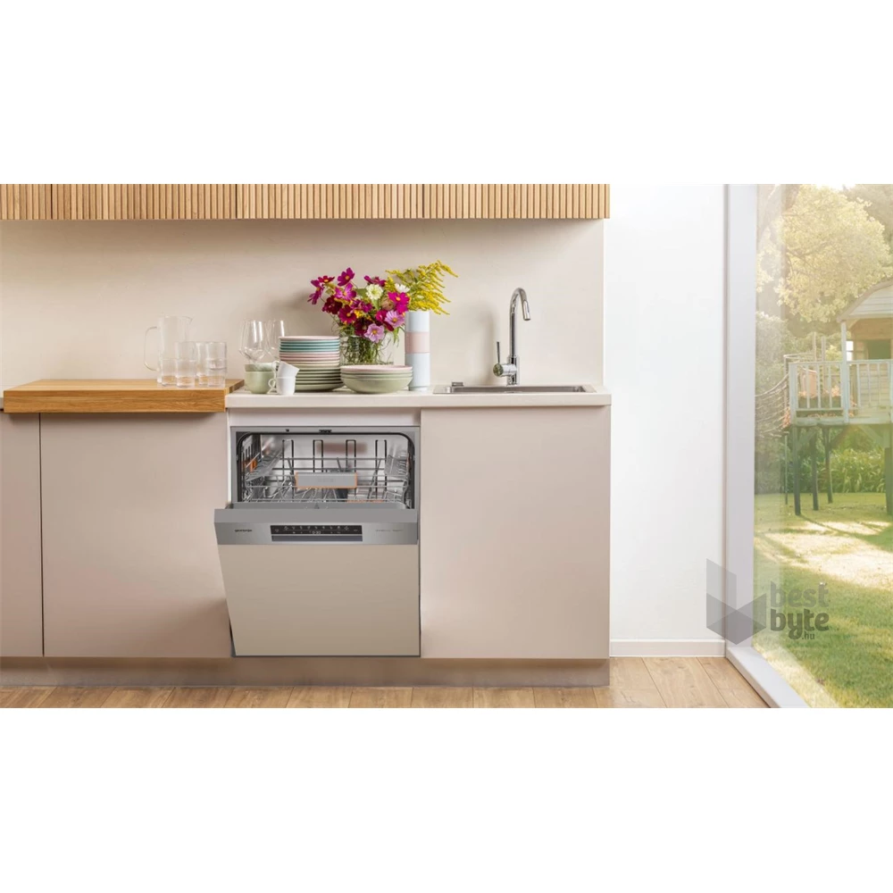 Gorenje GI672B90X programok száma: 7, beépíthető, 14 terítékes mosogatógép 