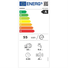 Gorenje GI673A91X beépíthető mosogatógép
