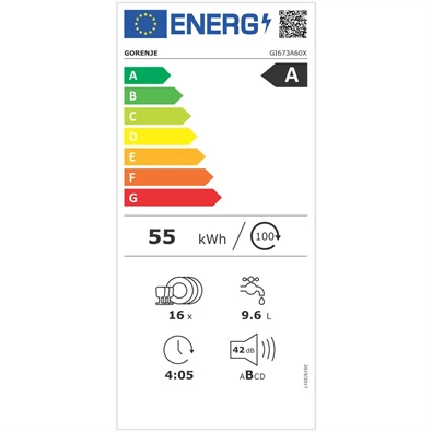 Gorenje GI673A91X beépíthető mosogatógép