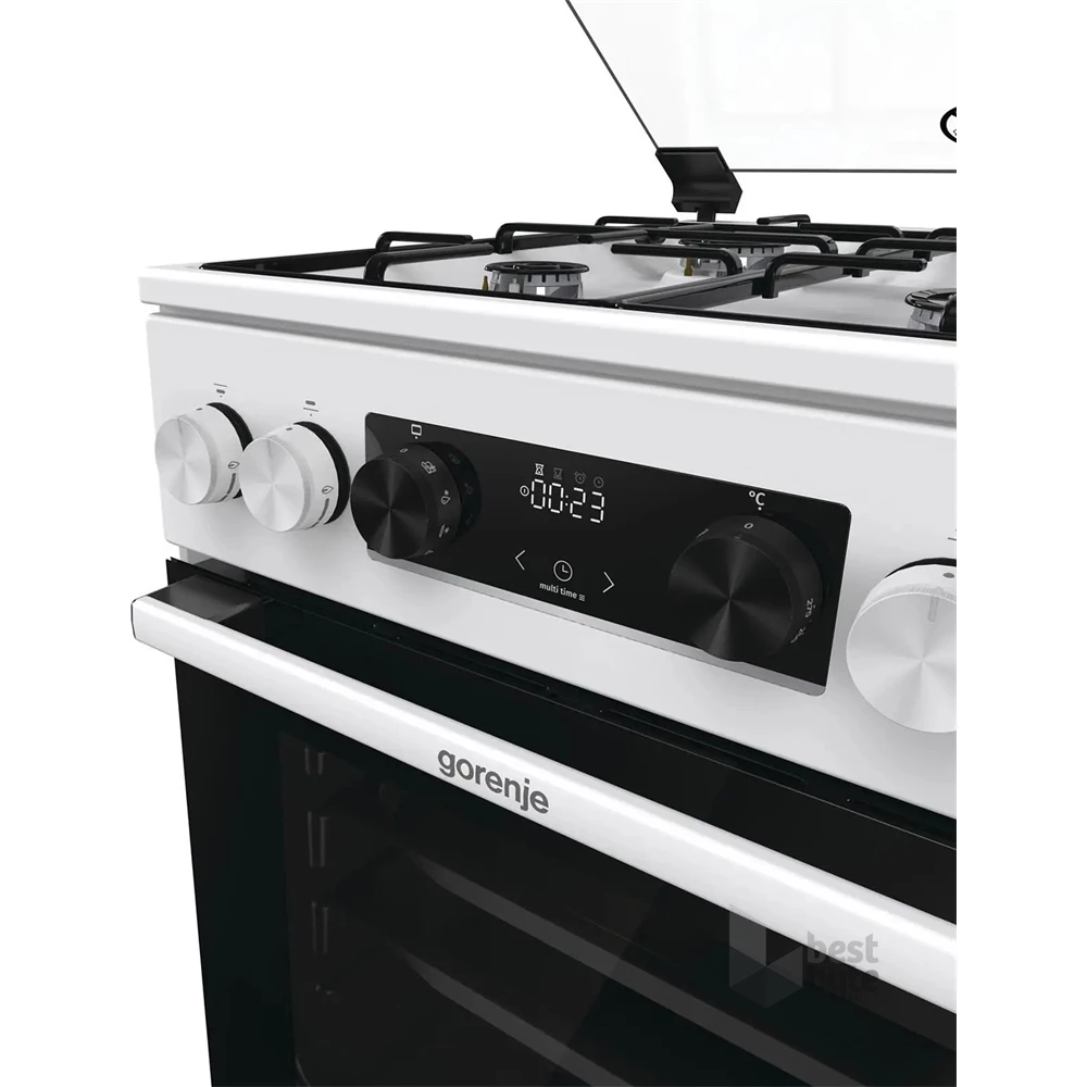 Gorenje GK5C41WJ fehér, szabadonálló, gáz, kombinált, főzőzóna: 4, sütő:62L, grill, tűzhely