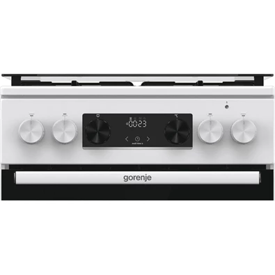 Gorenje GK5C41WJ fehér, szabadonálló, gáz, kombinált, főzőzóna: 4, sütő:62L, grill, tűzhely
