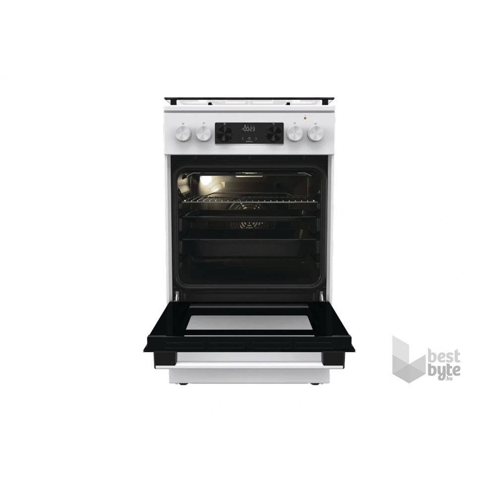 Gorenje GK5C41WJ fehér, szabadonálló, gáz, kombinált, főzőzóna: 4, sütő:62L, grill, tűzhely