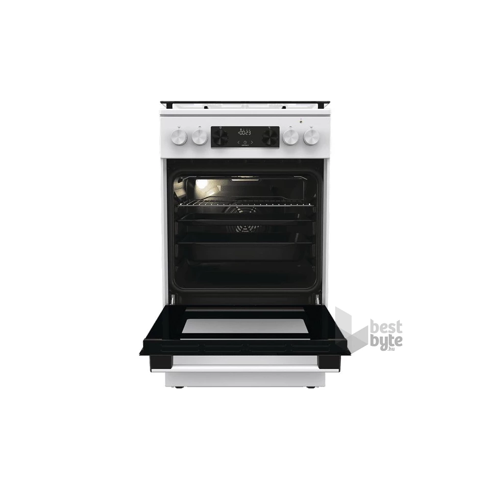 Gorenje GK5C41WJ fehér, szabadonálló, gáz, kombinált, főzőzóna: 4, sütő:62L, grill, tűzhely