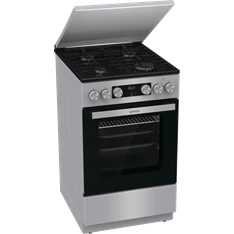 Gorenje GK5C42SH-B Inox, szabadonálló, gáz, kombinált, főzőzóna: 4, sütő:70L, grill, tűzhely