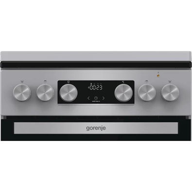 Gorenje GK5C42SH-B Inox, szabadonálló, gáz, kombinált, főzőzóna: 4, sütő:70L, grill, tűzhely