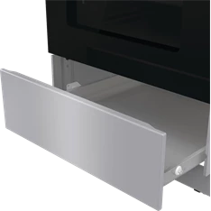 Gorenje GK5C42SH-B Inox, szabadonálló, gáz, kombinált, főzőzóna: 4, sütő:70L, grill, tűzhely
