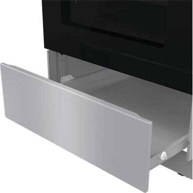 Gorenje GK5C42SH-B Inox, szabadonálló, gáz, kombinált, főzőzóna: 4, sütő:70L, grill, tűzhely
