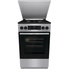 Gorenje GK5C42SJ szürke, szabadonálló, gáz, kombinált, főzőzóna: 4, sütő:62L, grill, tűzhely
