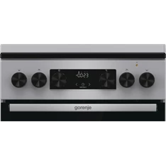 Gorenje GK5C42SJ szürke, szabadonálló, gáz, kombinált, főzőzóna: 4, sütő:62L, grill, tűzhely