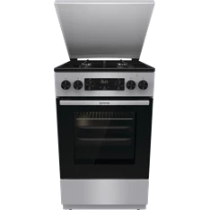 Gorenje GK5C42SJ szürke, szabadonálló, gáz, kombinált, főzőzóna: 4, sütő:62L, grill, tűzhely
