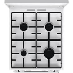 Gorenje GK5C42WH-B fehér, szabadonálló, gáz, kombinált, főzőzóna: 4, sütő:70L, grill, tűzhely (Újszerű)