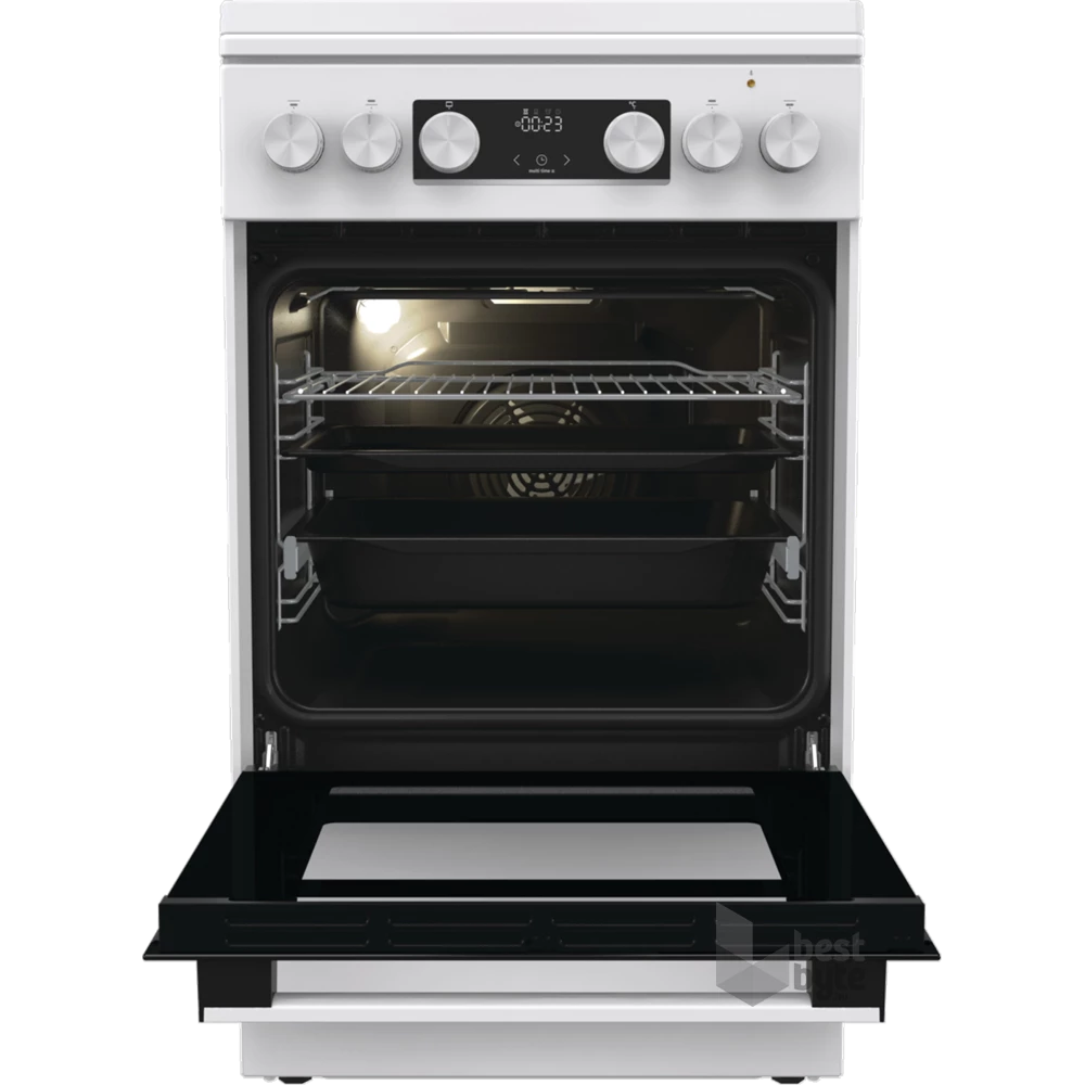 Gorenje GK5C42WH-B fehér, szabadonálló, gáz, kombinált, főzőzóna: 4, sütő:70L, grill, tűzhely (Újszerű)