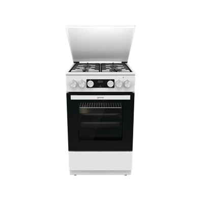 Gorenje GK5C42WH-B fehér, szabadonálló, gáz, kombinált, főzőzóna: 4, sütő:70L, grill, tűzhely