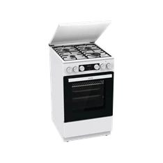 Gorenje GK5C42WH-B fehér, szabadonálló, gáz, kombinált, főzőzóna: 4, sütő:70L, grill, tűzhely