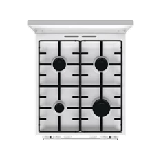 Gorenje GK5C42WH-B fehér, szabadonálló, gáz, kombinált, főzőzóna: 4, sütő:70L, grill, tűzhely