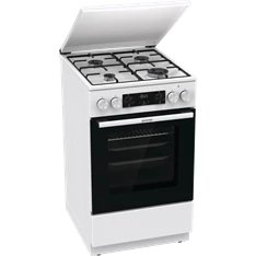 Gorenje GK5C42WJ fehér, szabadonálló, gáz, kombinált, főzőzóna: 4, sütő:62L, grill, tűzhely (Újszerű)