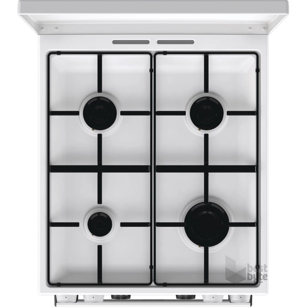 Gorenje GK5C42WJ fehér, szabadonálló, gáz, kombinált, főzőzóna: 4, sütő:62L, grill, tűzhely (Újszerű)