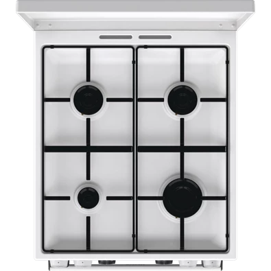 Gorenje GK5C42WJ fehér, szabadonálló, gáz, kombinált, főzőzóna: 4, sütő:62L, grill, tűzhely (Újszerű)