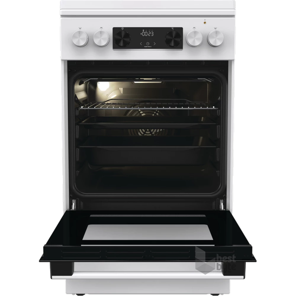 Gorenje GK5C42WJ fehér, szabadonálló, gáz, kombinált, főzőzóna: 4, sütő:62L, grill, tűzhely (Újszerű)
