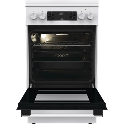 Gorenje GK5C42WJ fehér, szabadonálló, gáz, kombinált, főzőzóna: 4, sütő:62L, grill, tűzhely (Újszerű)