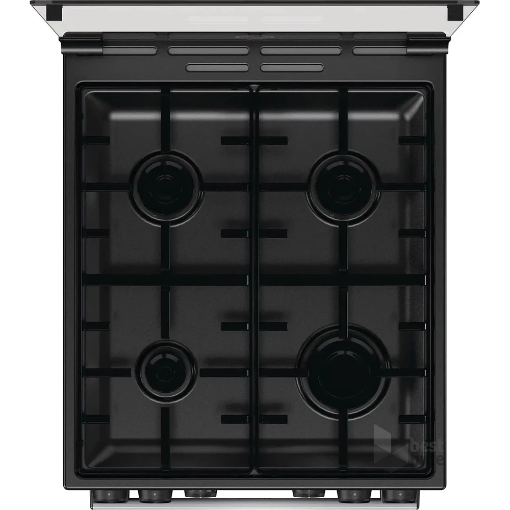 Gorenje GK5C62SH inox, szabadonálló, gáz, kombinált, főzőzóna: 4, sütő:70L, grill, tűzhely