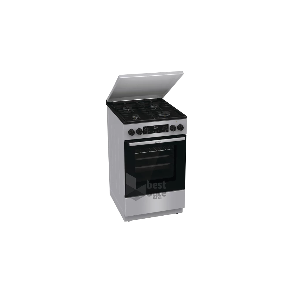 Gorenje GK5C63SH szürke, szabadonálló, gáz, kombinált, főzőzóna: 4, sütő:70L, grill, tűzhely