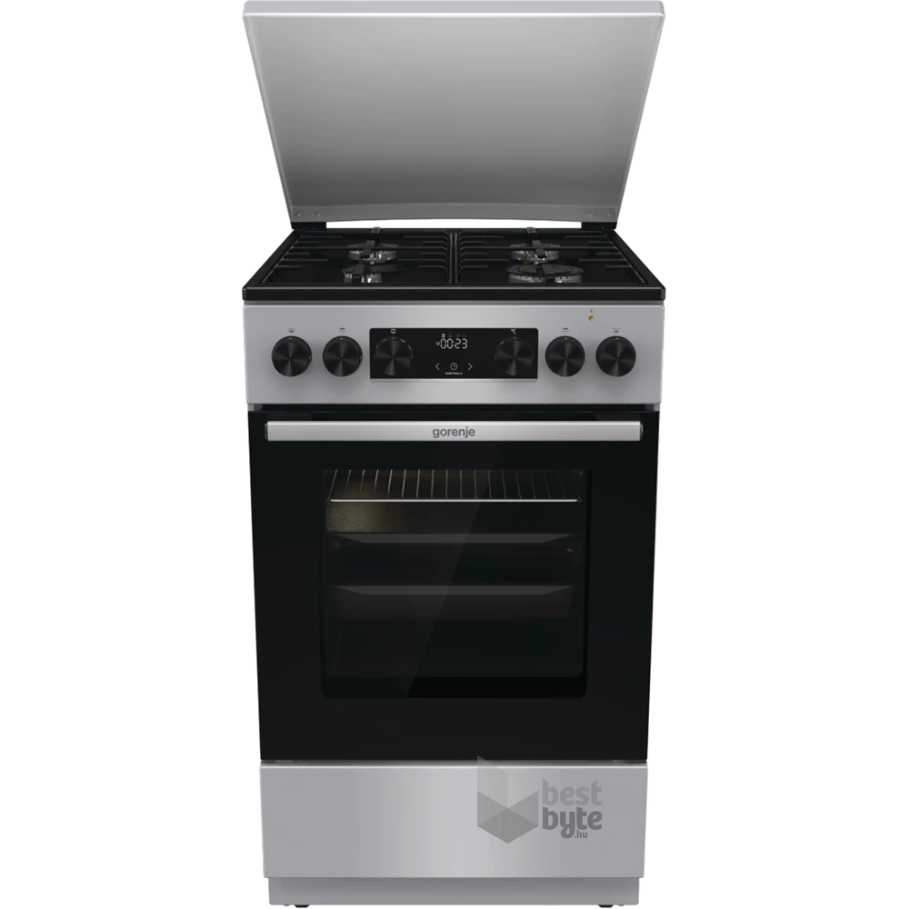 Gorenje GK5C63SH szürke, szabadonálló, gáz, kombinált, főzőzóna: 4, sütő:70L, grill, tűzhely