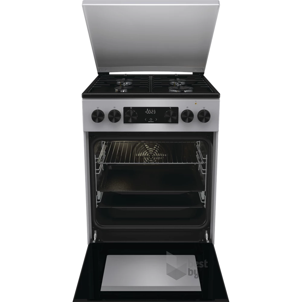 Gorenje GK5C63SH szürke, szabadonálló, gáz, kombinált, főzőzóna: 4, sütő:70L, grill, tűzhely