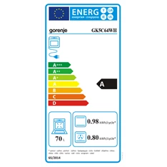 Gorenje GK5C64WH kombinált gáztűzhely