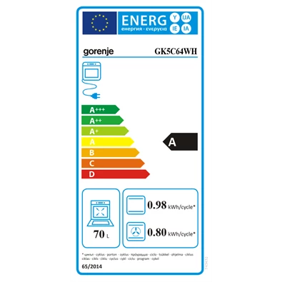 Gorenje GK5C64WH kombinált gáztűzhely