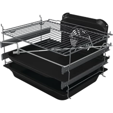 Gorenje GKS5C70XF inox kombinált tűzhely