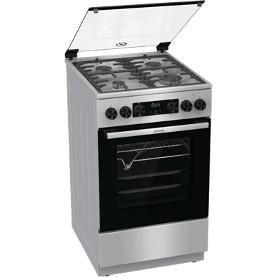 Gorenje GKS5C70XF inox kombinált tűzhely