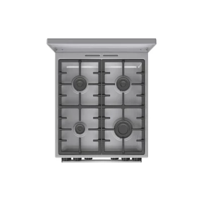 Gorenje GKS5C71XF Inox, szabadonálló, gáz, kombinált, főzőzóna: 4, sütő:70L, grill, tűzhely